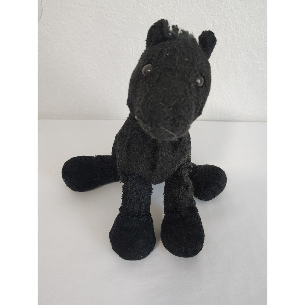 Vintage Retired Ganz Webkinz Black Stallion Horse